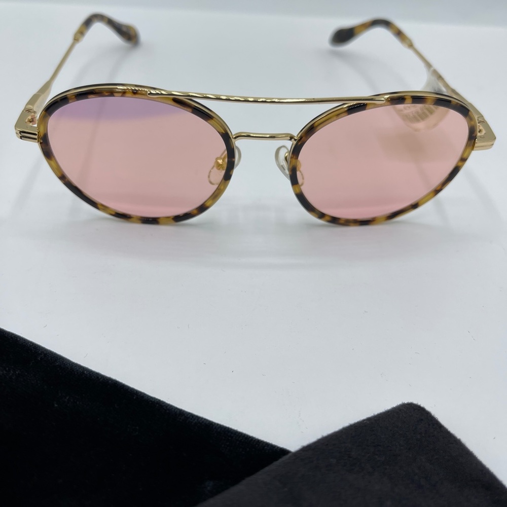 Sonix Charlie Round Sunglasses Pink Lens